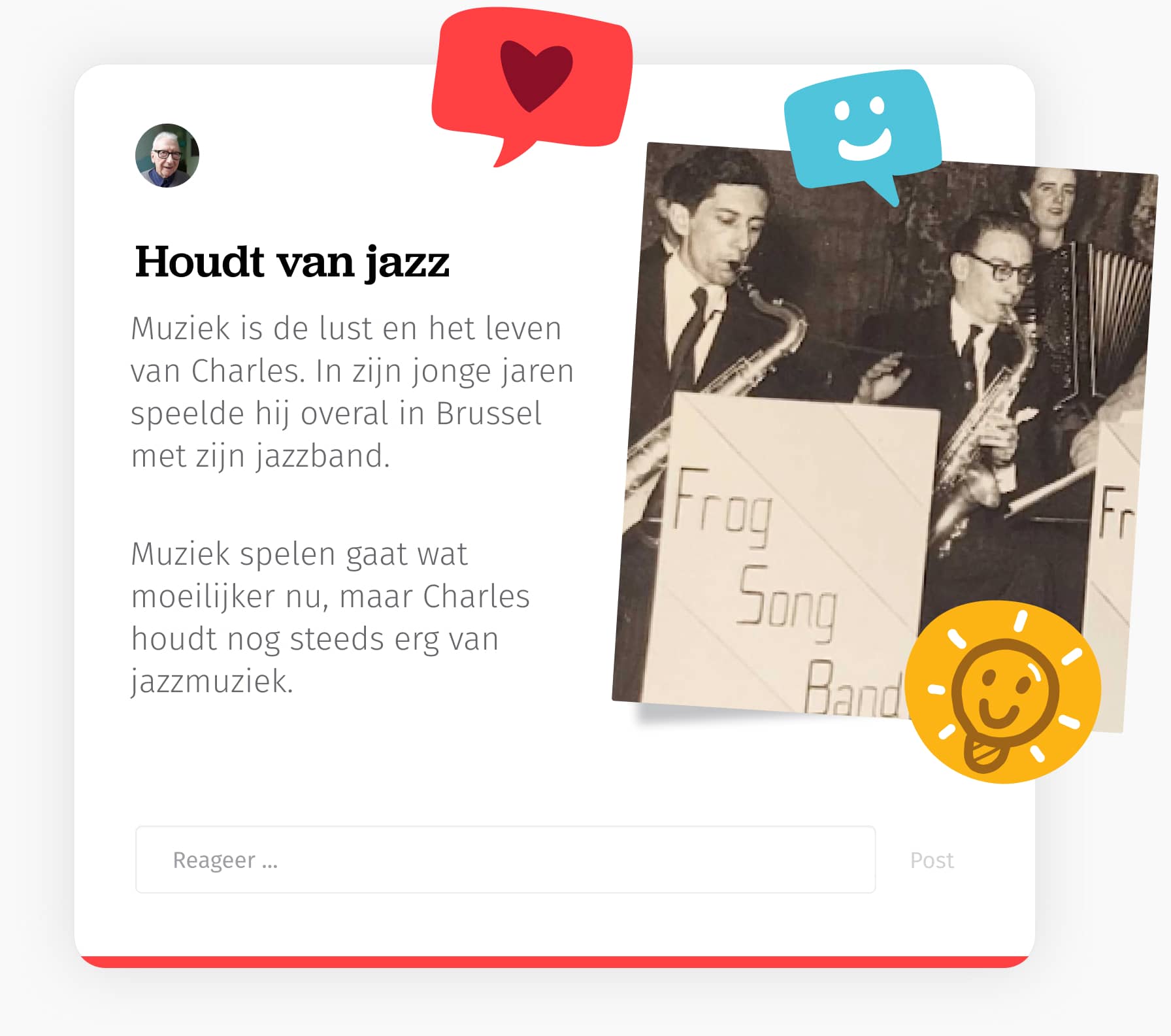 Samenwerking met familie rond levensverhaal